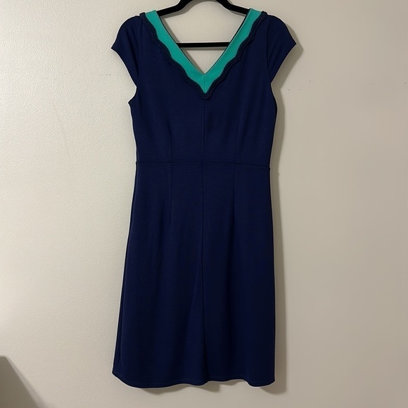 Lilly Pulitzer Kris Dress Navy & Green Size S - Picture 3 of 11